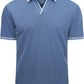 Esabel.C Jacquard Golf Shirts for Men Moisture Wicking Short Sleeve Performance Dry Fit Active Mens Polo Shirts