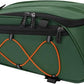 MOSISO Bike Rack Bag with 2 Removable Panniers, Waterproof Bike Trunk Cooler Storage Handbag Insulated Bicycle Rear Seat Pouch, Bicycle Storage Saddle Shoulder Bag Cycling Luggage Pouch, Peacock Green