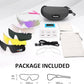 BangLong Polarized Sports Sunglasses Cycling Sun Glasses for Men Women with 5 Interchangeable Lenes for Running Baseball Golf