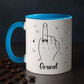 Customized Name Ring Finger Accent Coffee Mug Gift For Men Mr His Fiance Husband Groom, Ring Engaged Coffee Cup 11 Oz 15 Oz, Personalized White Mug Gift For Wedding Bridal Shower Bachelorette Party