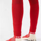 2 Set Anti-Slip Grip Soccer Socks with Shin Guard Sleeves, Sports Athletic Socks for Men Women