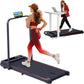 Walking Pad with Handle Bar, 3.0HP Compact Portable Walking Pad Treadmills for Home Small with Handles, 0.6-6.2MPH Electric Small Under The Desk Treadmill for Small Space, 320LBS