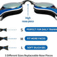 Nearsighted Swim Goggles, Shortsighted Optical Swimming Goggles No Leaking Anti Fog UV Protection for Adult Men Women