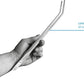 2 Pcs 10.6 Inches Heavy Duty Reptile Feeding Tongs, Long Aquarium Tweezers, Straight and Curved Long Tweezers for Aquarium and Terrarium