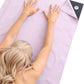 Eunzel Hot Yoga Towel Non Slip Yoga Mat Towel Non-Slip Sweat Absorbent Microfiber Towel for Hot Yoga, Pilates and Workout 72" x 26.5", Taro Purple