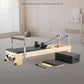 VEVOR Pilates Reformer Machine, Pilates Workout Equipment for Home Gym Studio Use, Pilates Bed with Dual Resistance- Spring & Cord, Reformer Set, Up to 400 LBS