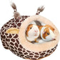 LEFTSTARER Guinea Pig Rat Bed and Hideout for Ferret Hedgehog Sleep and Hide, Hamster Small Pet Animals Supplies Toy Cage Accessories Nest