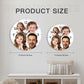 Generic Custom Wall Clock Personalized Clocks with Photo Text Logo Customize Gifts for Kitchen Bathroom Home Creative, 12inch-30cm