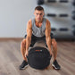 VEVOR Workout Sandbag, Heavy Duty Workout Power Bags with Handles, 100 lbs/45 kg Slam Bag for Fitness Strength Weight Training Cross-Training, Home Gym Exercise, Black (Unfilled)