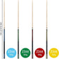 Kmise Pool Cue Stick Set, Canadian Maple 58 Inch 18 19 20 21oz 13mm Tips, New Upgraded Irish Linen Wire Grip Billiard Table Cues Sticks, 4 Colors Optional, W/Chalk, Gloves for Bar Professional Adults