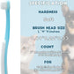 Small Dog Toothbrush, Cat & Puppy Tooth Brushing Kit, Ultra Soft & Mini Head Teeth Brush for Kitten & Tiny Pet, Doggy Toothbrushes Deep Dental Cleaning, 2 PCS - Blue