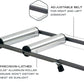 Saris Aluminum Rollers Indoor Bike Resistance Trainer Cycling Exercise Training Enhance Your Balance For Mountain Biking, Racing & Strength Training