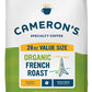 Cameron's Coffee Roasted Whole Bean Coffee, Organic French Roast, 28 Ounce