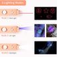 Cat Laser Toys, 2 in 1 Laser Pointer Cat Toys,Internative Cat Toys for Indoor Cats,3+5 Light Modes Cat Wand Toy, Retractable Cat Feather Toys, Long Range Kitten Toys,USB Rechargeable