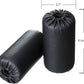 Foam Foot Pads Rollers Set of a Pair (8"x4"x20mm) for Home Gym Exercise Machines Equipments Replacements with 1 Inch Rod