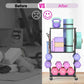 Dumbbell Rack Weight Rack for Home Gym Yoga Mat Storage Workout Equipment Organizer with Wheels