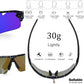 BangLong Polarized Sports Sunglasses Cycling Sun Glasses for Men Women with 5 Interchangeable Lenes for Running Baseball Golf