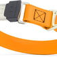Dogline Biothane Waterproof Dog Collar with Herm Sprenger Black Stainless Steel Quick Release Buckle – Heavy Duty Tactical Durable Collar for Dogs – Comfortable Pet Collar W3/4" L12-19 Tangerine