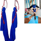 Aerial Yoga Hammock 5.5 Yards Yoga Swing Pilates Silk Home Gym Fitness Include hardware,Daisy Chain, Pose Guide