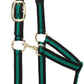 Weaver Equine Nylon Horse Halter, Triple-Ply Cheek Design, Original Non Adjustable Halters for Horses, Equine Tack,Average Size, Black