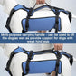 Coodeo Dog Lift Harness, Full Body Support & Recovery Sling, Pet Rehabilitation Lifts Vest for Old Dog with Arthritis Walk(Bule,L)