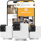 Petcube Cam 360 The Pack of 3 Camera | Ultimate Interactive WiFi Pet and Home Security Pan-Tilt Camera with Phone App, 1080p HD Video, 360° Rotation, Night Vision, Smart Alerts for Home Surveillance