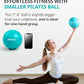 Trideer Pilates Ball - 7-8 inch with Pump, Small Core Ball for Yoga, Barre, Physical Therapy