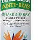 Badger Bug Spray, Family Friendly All Natural Mosquito Repellent w/Organic Essential Oils, Great Smelling Citronella Spray, Effective for 3 Hours, Deet-Free Vegan Plant Based Insect Repellent 4 fl oz