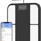 Scale for Body Weight - 8 Electrodes High Precision Digital Scale for BMI - 46 Body Composition Metrics - Bluetooth Bathroom Scale with LED for Home/Fitness