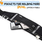 USHAKE Slim Running Belt, Workout Fanny Pack for Men Women,Exercise Waist Pack for Apple iPhone Holder, Runner Belt for Running Walking Cycling Camping Gym