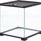 REPTIZOO Small Glass Tank 8 Gallon, Top Opening Terrarium 12" x 12" x 12" Leopard Gecko Tarantula Young Lizard Hermit Crab Frog Insects Breeding Tank