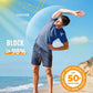 Boladeci Men's Swim Shirt Short Sleeve UPF 50+ Sun Protection SPF UV Moisture Wicking Lightweight Quick Dry Rash Guard