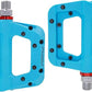 FOOKER MTB Pedals Mountain Bike Pedals 3 Bearing Non-Slip Lightweight Nylon Fiber Bicycle Platform Pedals for BMX MTB 9/16"