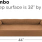 Furhaven Orthopedic Dog Bed for Large Dogs w/ Removable Bolsters & Washable Cover, For Dogs Up to 95 lbs - Quilted Sofa - Toasted Brown, Jumbo/XL