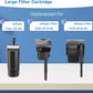 9 Count Assembled Large Filter Cartridges Compatible with Tetra Whisper Bio-Bag Filters 20i 40i IQ20/30/45/60 PF20/30/40/60, Large Replacement Filter Cartridges for Whisper Filters & Aquariums