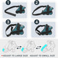 Bolux Dog Harness, No-Pull Reflective Dog Vest, Breathable Adjustable Pet Harness with Handle for Outdoor Walking - No More Pulling, Tugging or Choking (Turquoise, M)