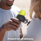 RENPHO Mini Thermal Massage Gun with Heat, Percussion Massager Gun Portable, Color Silicone Sleeves Travel Size with Carry Case, Neon Green