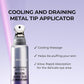 Atclinic DOMINAS Caffeine Eye Serum with Arginine-E & Vitamin E – Korean Eye Gel for Puffiness, Dark Circles, Fine Lines | Cooling Guasha Metal Tip (0.67 fl oz)