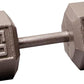 Body-Solid Cast Iron Hexagon Dumbbell, Hand Weights For Men and Women, Weight Dumbbells for Strength Training, Body Building Home Gym Training Gear
