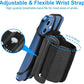 VUP Wristband Phone Holder, 360° Rotatable Forearm Armband for iPhone 15/14/13/Pro Max/Pro/Mini/12/11/SE 2020/Xs/XR/X/8/7/Plus, Fits All 4-6.7 Inch Smartphones (Black-Small)