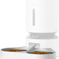 PETLIBRO Pet Food Splitter with Stainless Steel Bowls, Automatic Cat Feeder Bowls for Two Cats or Dogs, Suitable for PETLIBRO Automatic Cat Feeder PLAF005, PLAF006, PLAF103, PLAF203, White