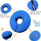 Supet Inflatable Dog Cone Collar Alternative After Surgery, Dog Neck Donut Collar Recovery E Collar to Stop Licking, Soft Dog Cone for Medium Large Dogs