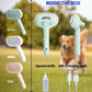 Pet Steam Brush for Cats Dogs, 3-in-1 Cat Grooming Tool with Water Spray and Quick Hair Release Button, Hair Removal Comb for Shedding, Steamy Brush (White)