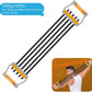 TOCO FREIDO Chest Expander | Arm Training, 5 Tubes Ajustable Arm Strength Trainer, Exercise Resistance Bands for Home Fitness Muscle Training Body Building
