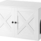 Feandrea Cat Litter Box Enclosure, Litter Box Furniture Hidden with Removable Divider, Indoor Cat House, End Table, 31.5 x 20.9 x 19.7 Inches, White UPCL002W01