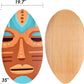 seething 35 Inch Skimboard with High Gloss Coat Wood Skim Board for Beginners,Kids, Teenagers, Adults and All Skimming