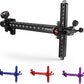 Archery Recurve Bow Sight, SOOHUPET Accessories T Shape Archery Shooting Target Sight Adjustable Bowsight with Optical Fiber Pin Sight for Target Practice