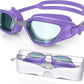 Swim Goggles, Unisex Adult Swimming Goggles Anti Fog Anti UV No Leakage Wide View for Men Women Youth