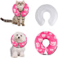 CuteBone Inflatable Dog Cone with Removable Soft Fleece Covers for Small/Medium/Large Dogs and Cats Neck Donut Collar After Surgery GWB01L