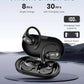 Open Ear Headphones,Bluetooth 5.3 Air Conduction Headphones ,Comfortable for Long Wear ,Powerful Bass,AI Clear Calls,30H Playback,IPX6 Light Weight Open Ear Earbuds with Ear-Hook for Workout,Running